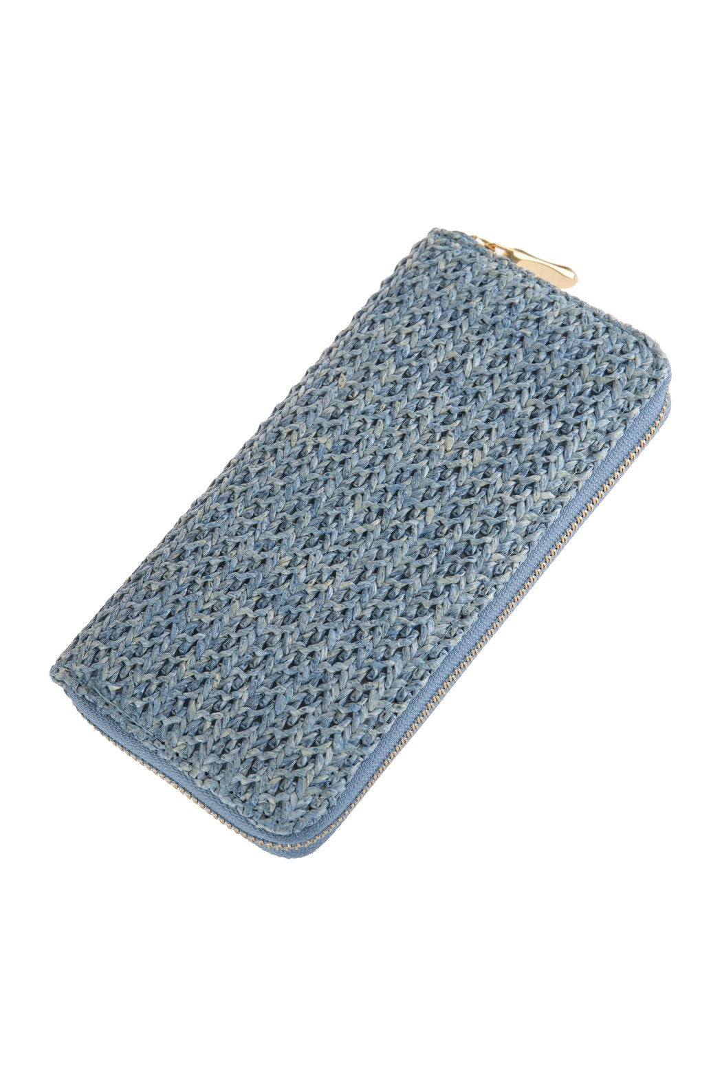 Crocheted Single Zipper Wallet - 6 COLORS -