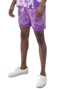 Thumbnail for Splash Cotton Tye Dye Sweat Shorts - 1 COLOR -