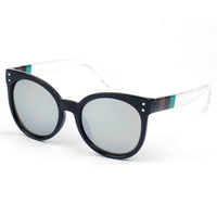 Thumbnail for Hyannis | E07 - Jaunty Mirrored Lens Soft Cat Eye Sunglasses - 5 COLORS -