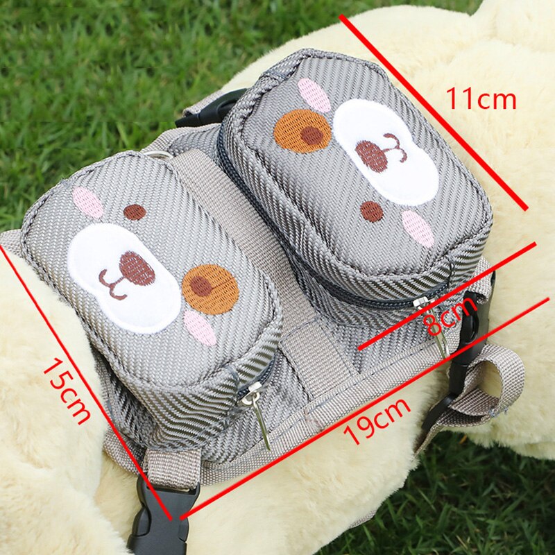 Cute, Durable Nylon Pet Backpacks for Small - Medium Dogs - bags & snacks - [29 DAY DELIVERY] - 8 COLORS -