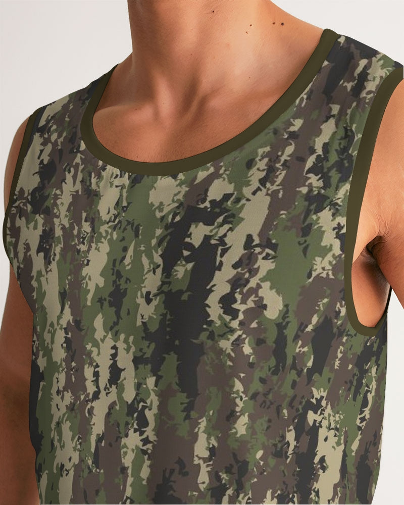 Chaluisant - Graphic Camo Men's Tank Top - 1 COLOR -