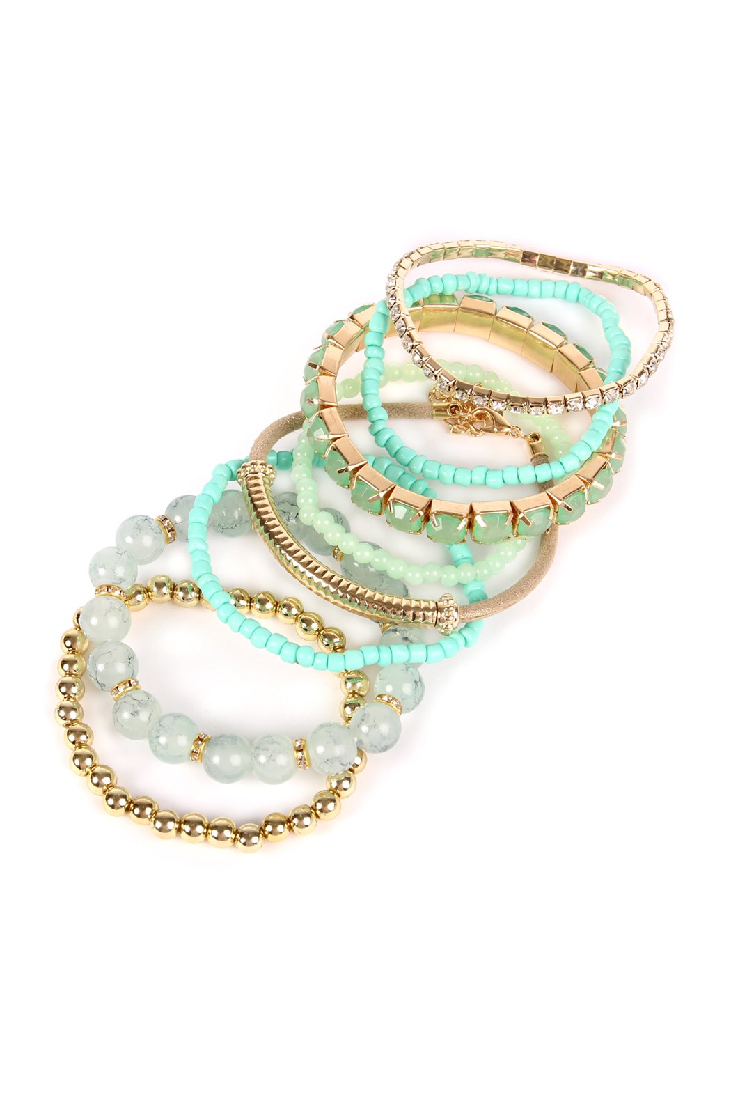 Multicolor Beaded Stretch Bracelet  - 26 COLORS