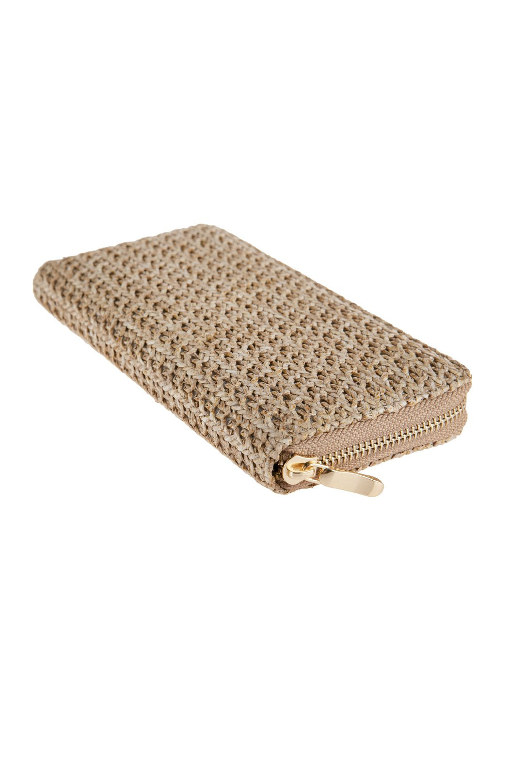 Crocheted Single Zipper Wallet - 6 COLORS -