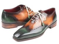 Thumbnail for Paul Parkman - Green & Camel Wingtip Oxfords -