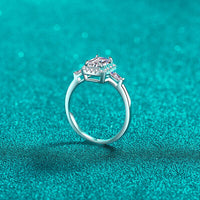 Thumbnail for 1 Carat Moissanite 925 Sterling Silver Ring