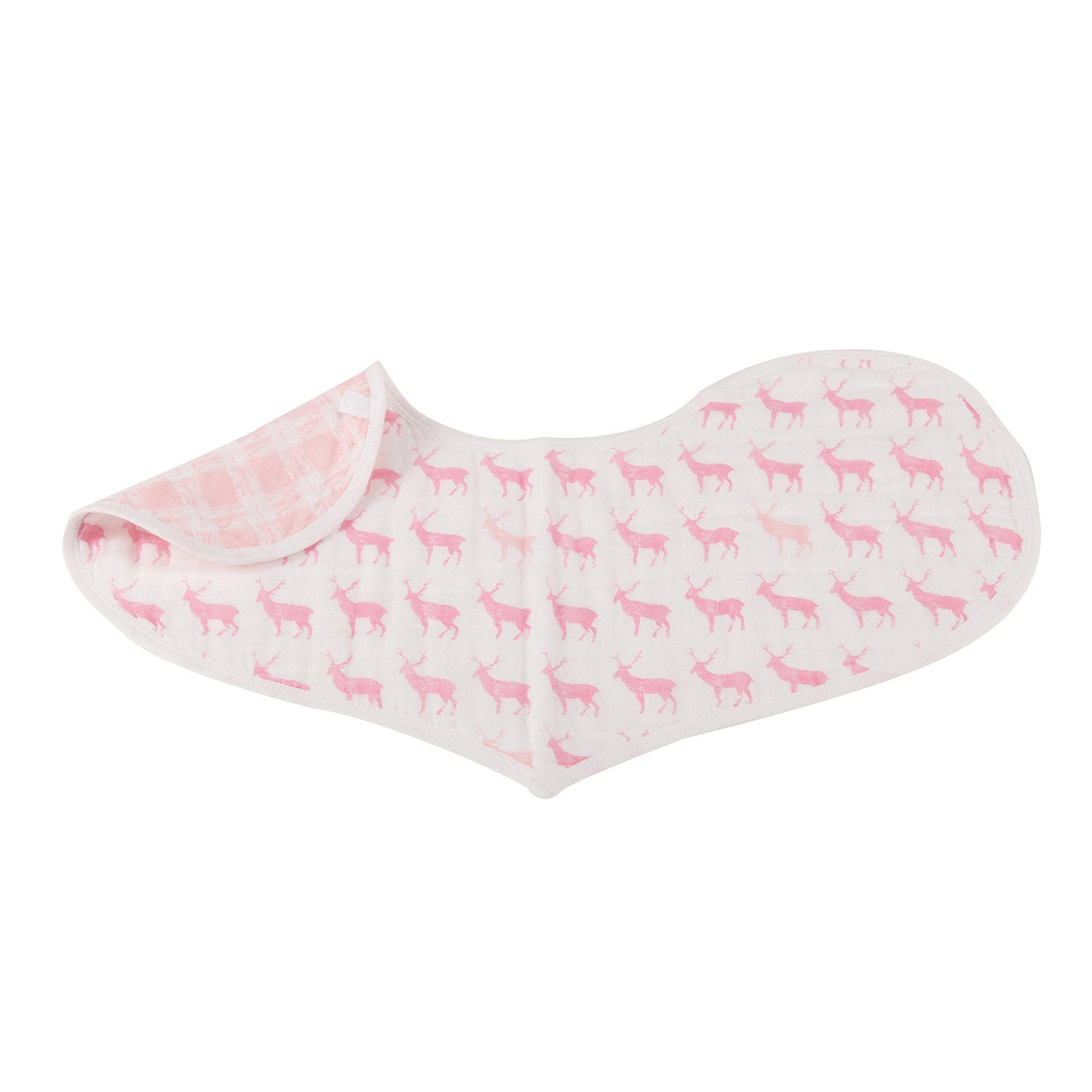 Newcastle - Pop of Pink Cotton Heart Bibs 2pk -