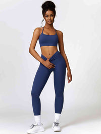 Thumbnail for Sport Bra and Leggings Set - 2 PCS. - T - 5 COLORS -