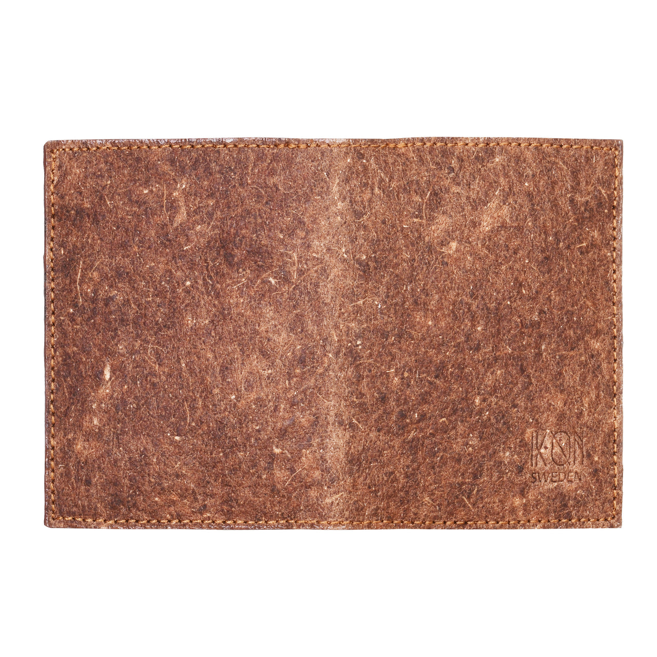 IKON SWEDEN - Coconut Leather BiFold Card Holder - Cutch Brown - 1 COLOR -