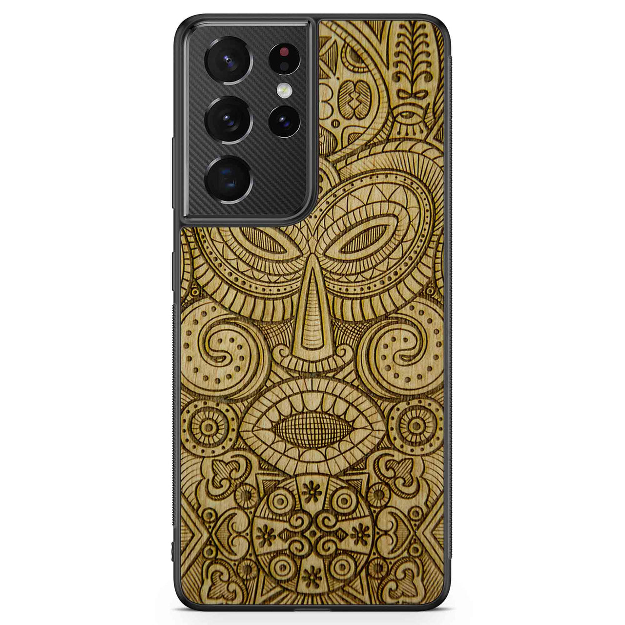 MMORE - Tribal Mask - Wooden phone case - FITS 56 PHONES - FIND YOURS! -