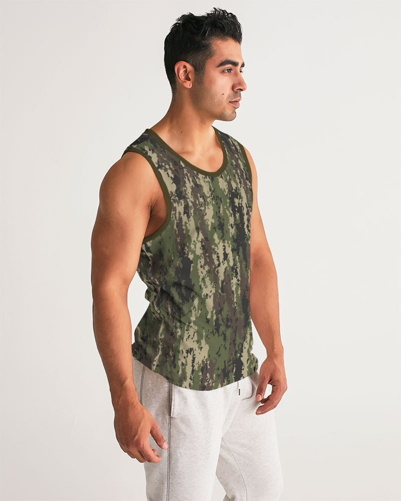 Chaluisant - Graphic Camo Men's Tank Top - 1 COLOR -