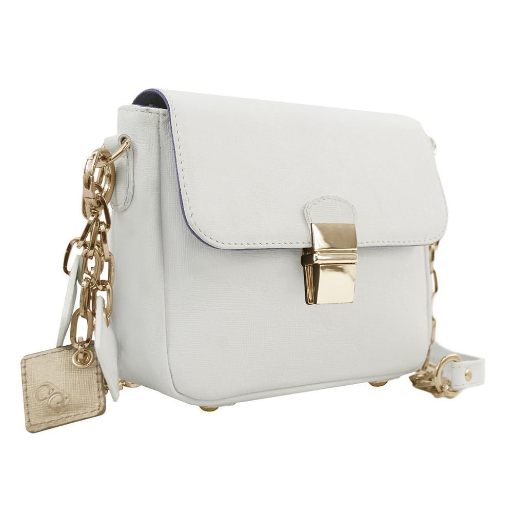 ClaudiaG - Tiny Leather Handbag - White- 1 COLOR -