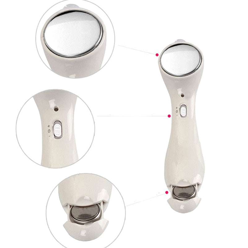 Savoy - Ultrasonic Ion Facial Massager - White -