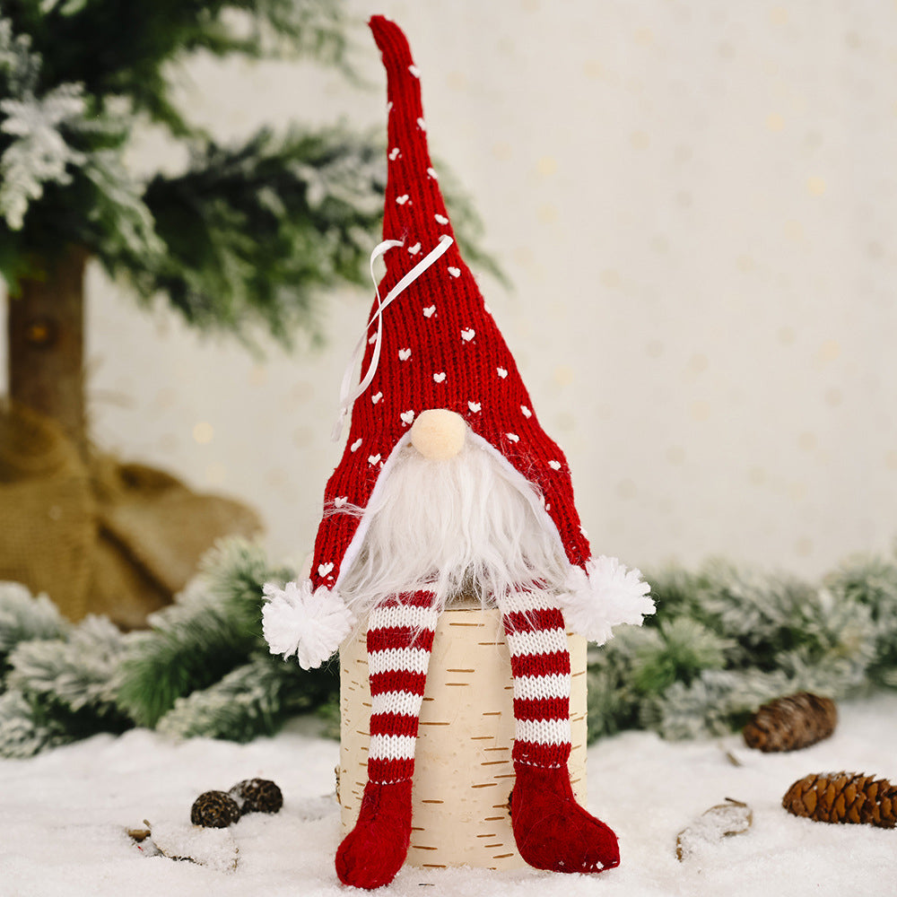 Light-Up Long Leg Christmas Gnomes - 15.7" - Batteries included - [5-10 DAY DELIVERY] - T - 5 COLORS -