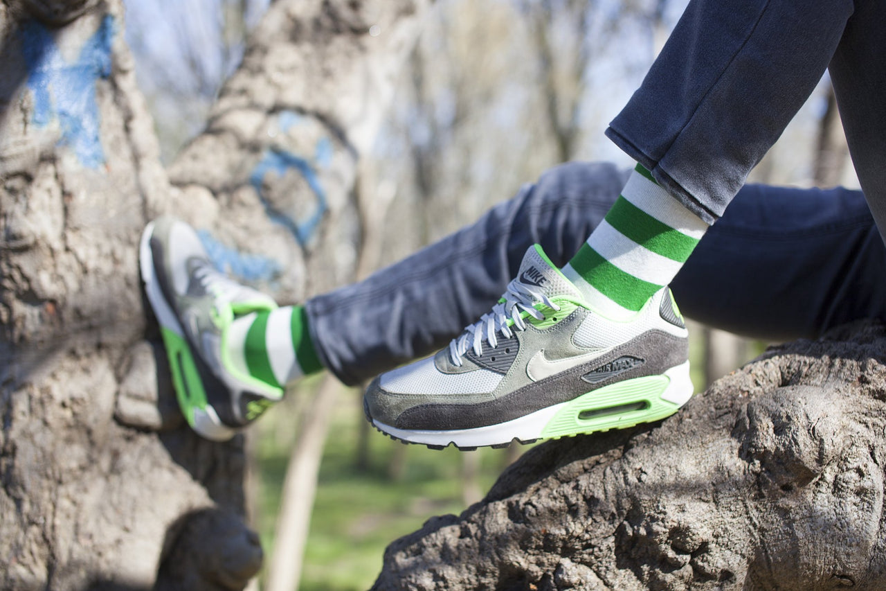 Men's Green Rugby Socks - 1 COLOR -