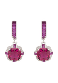 Thumbnail for LATELITA - Windsor Silver Earring Ruby -