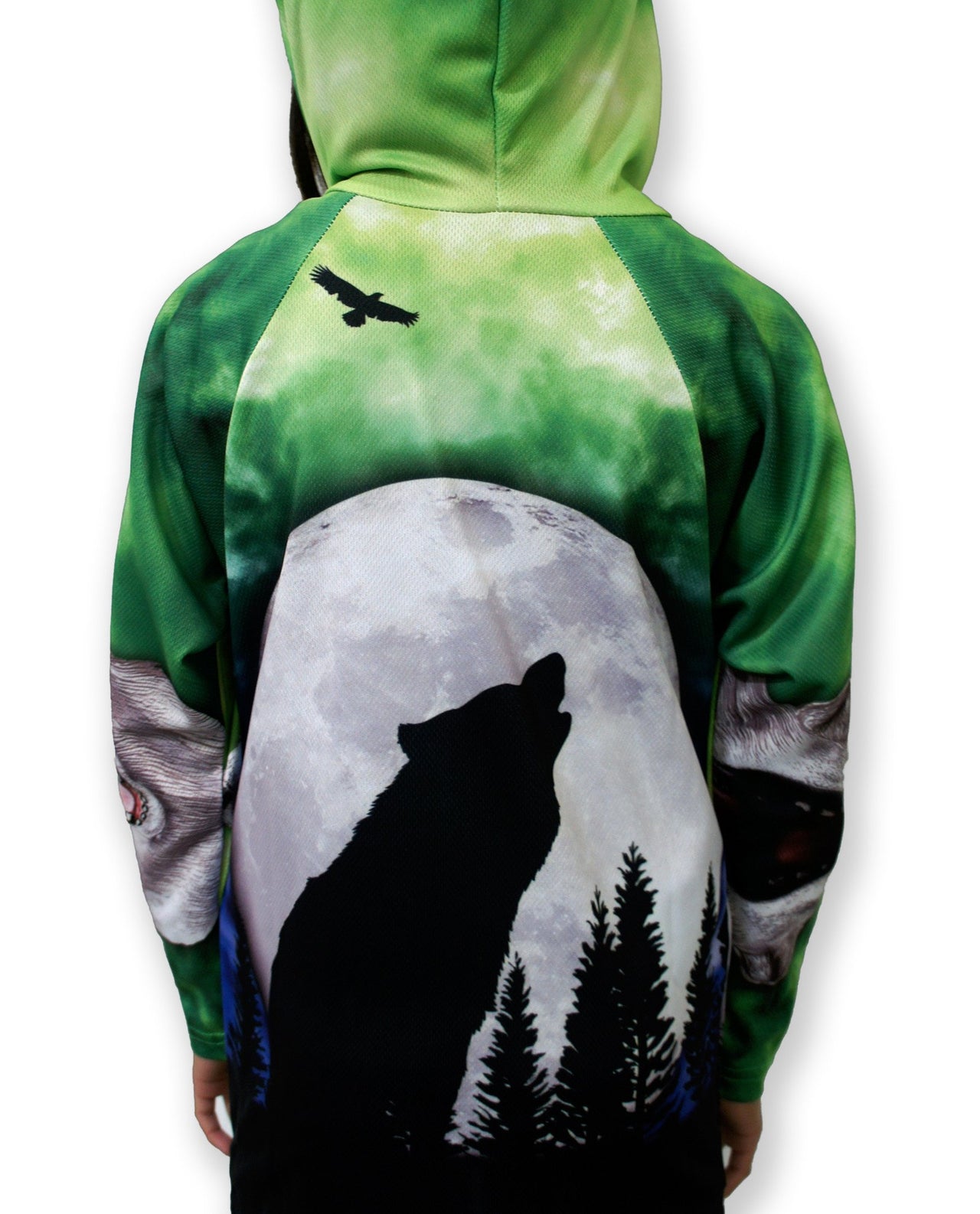 Mouthman - HOWLING WOLF Hoodie Chomp Shirt by MOUTHMAN® - ADULT SIZES AVAILABLE! - 13 SIZES -