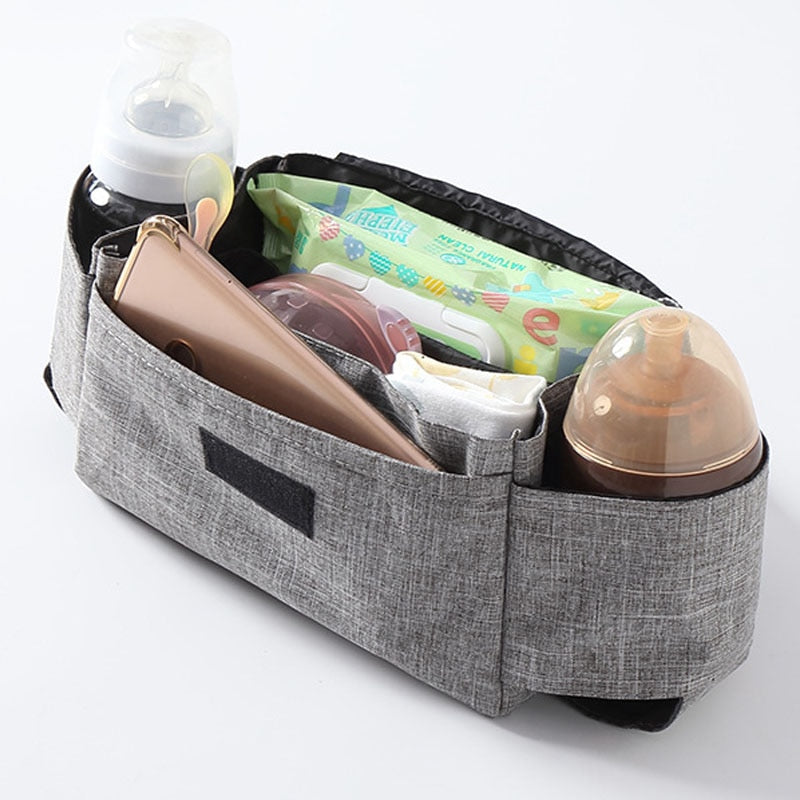 Universal Buggy Baby Organizer / Bottle Holder / Multipurpose Baby Stroller Accessory  - Stroller Caddy Storage Bag  - For the busy Mom - [27 DAY DELIVERY] - 7 COLORS -