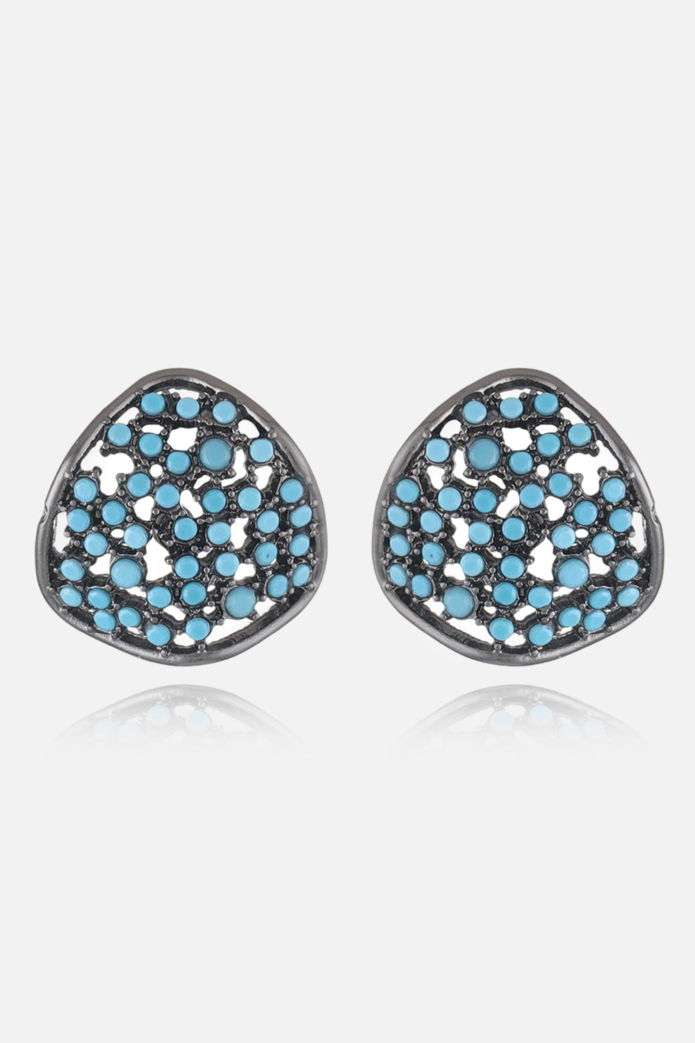 Turquoise Stud Earrings - T - 8 STYLES -