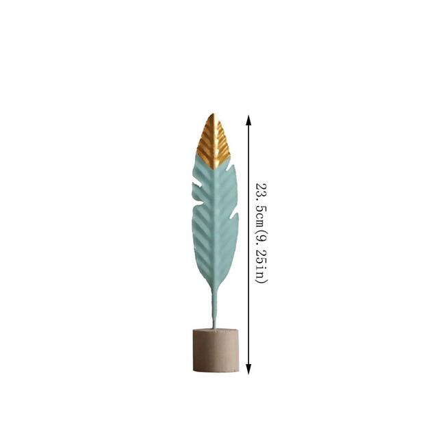 Modern Feather Wooden Miniature Figurines - 3 SIZES -