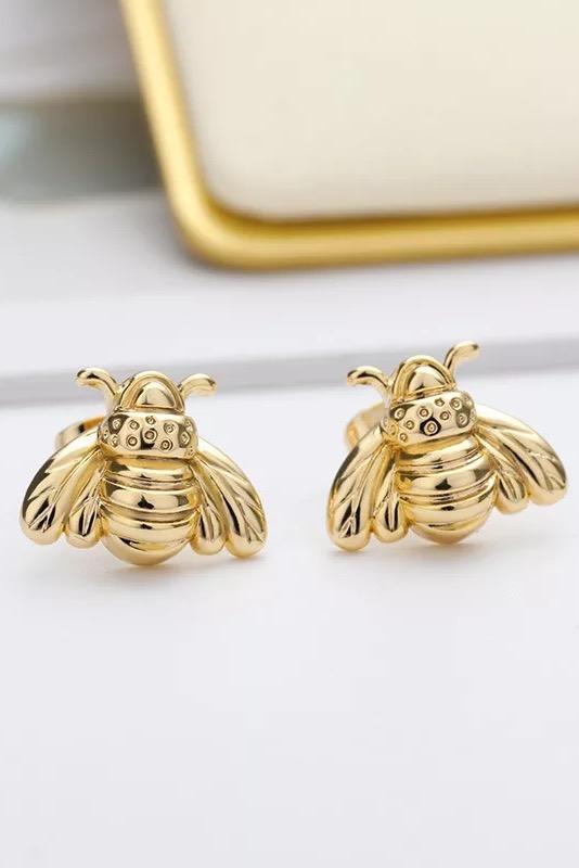 Ellison & Young - Bumble Bee Stud Earrings -