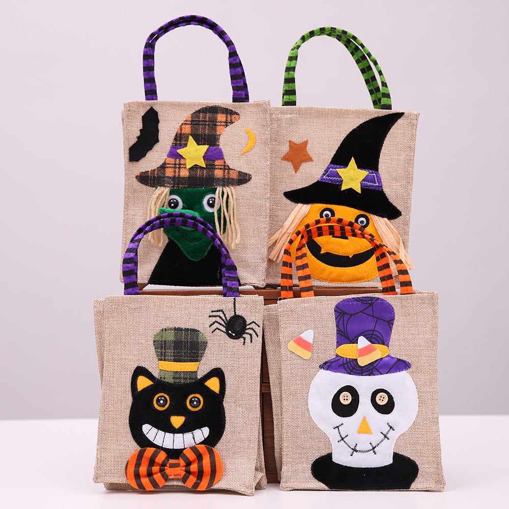 Assorted 2-Piece Halloween Element Handbags - T - 4 TYPES -