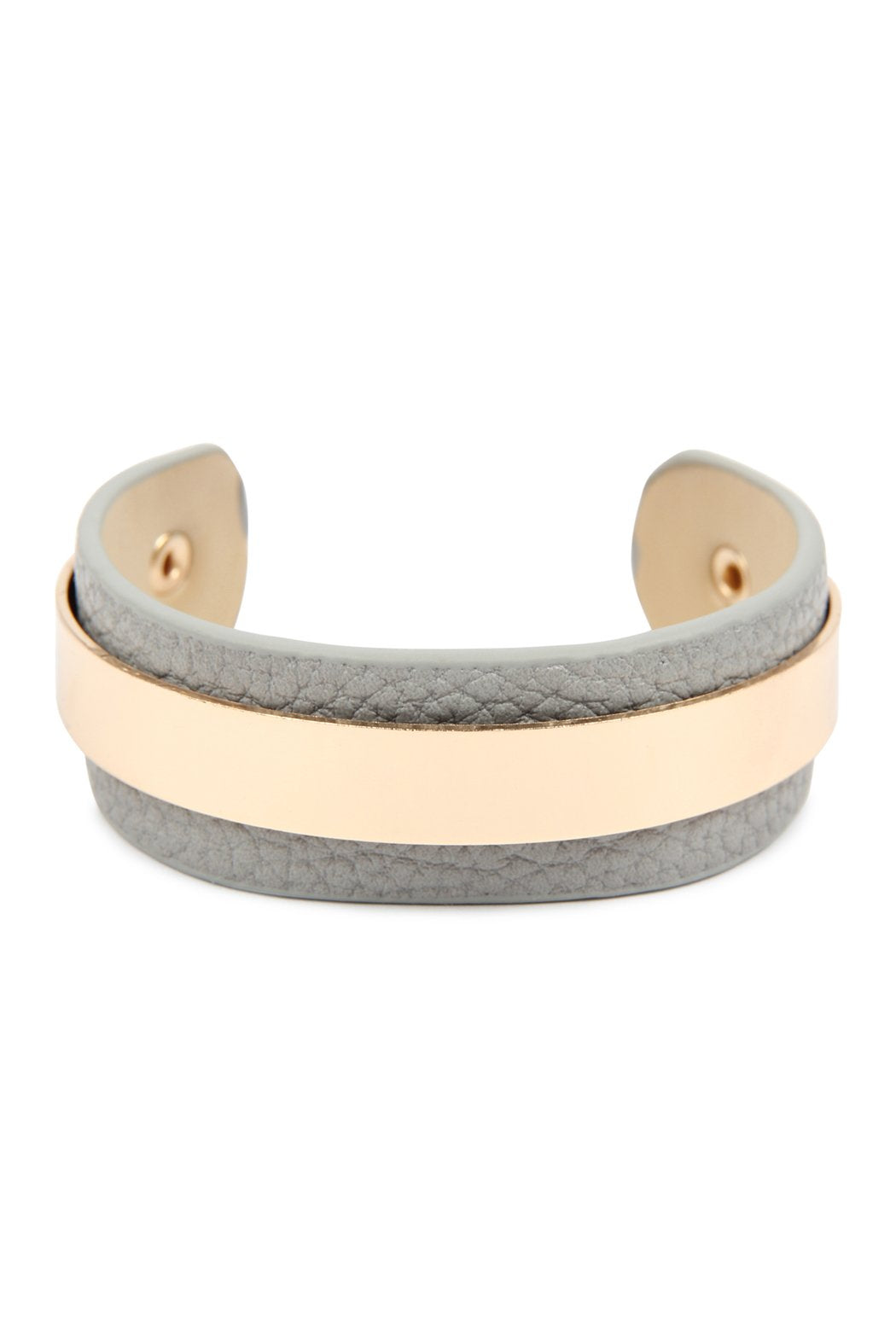 Simple Leather Cuff Bracelet - 4 COLORS -