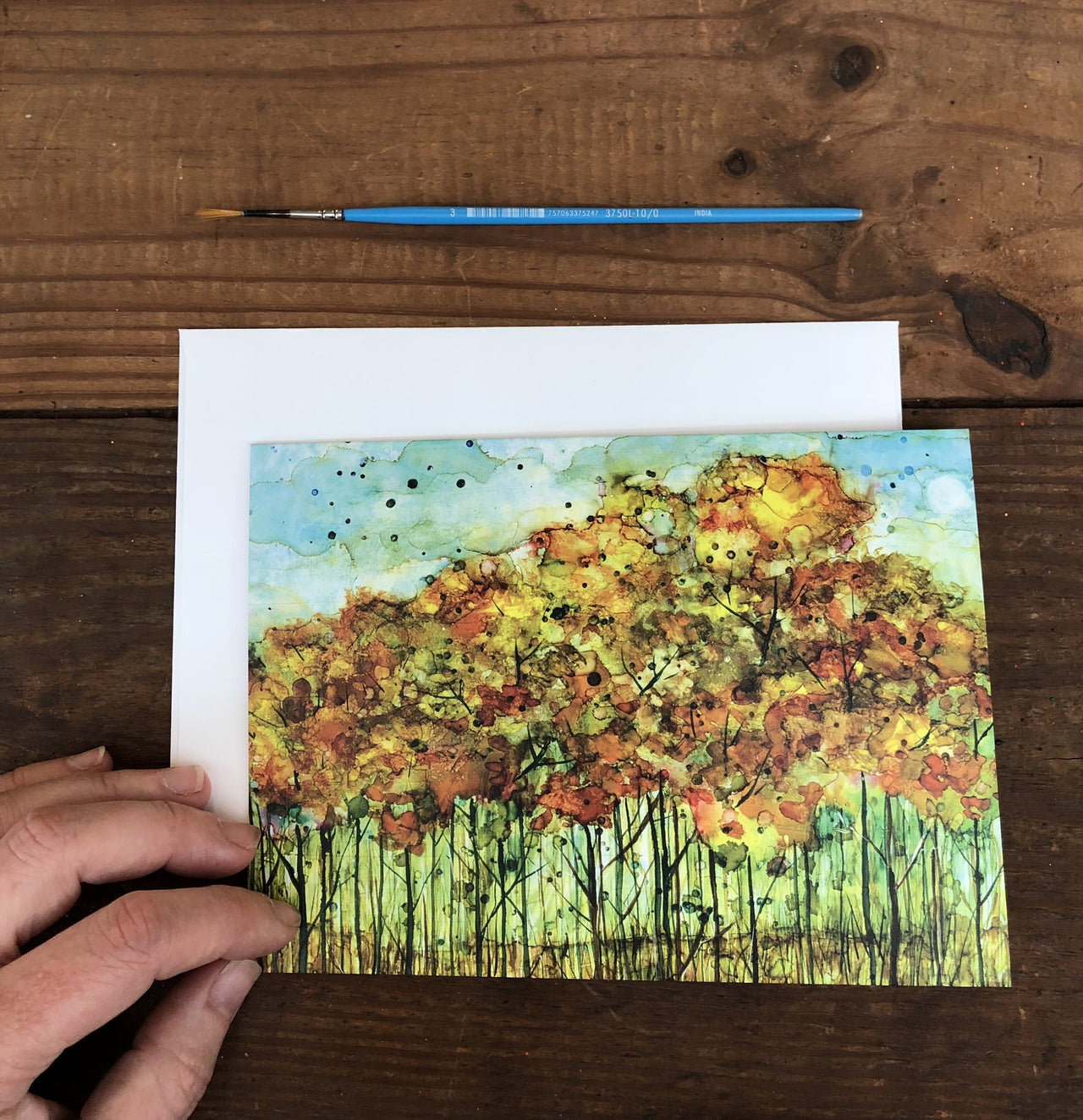 Autumn Forest : Greeting Card - 5"X7" - 1 OR SET(6) -