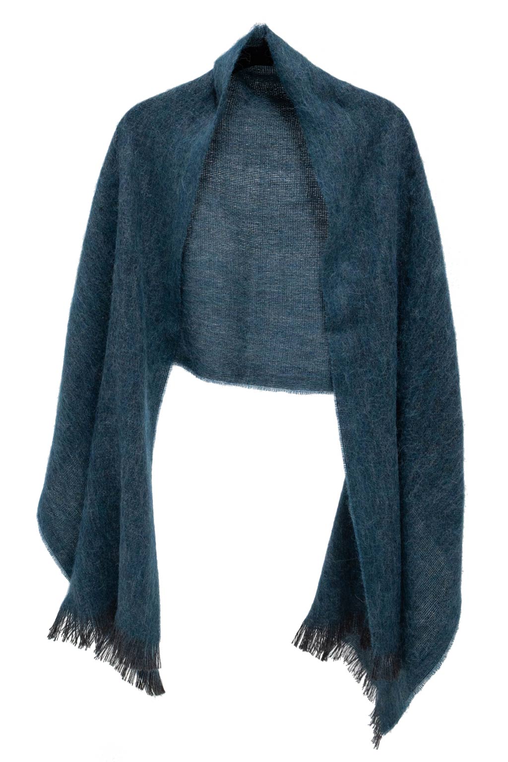 Cabin Measures - Ocean Peruvian Alpaca Wool Wrap - 1 COLOR -