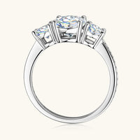 Thumbnail for 3 Carat Moissanite 925 Sterling Silver Ring