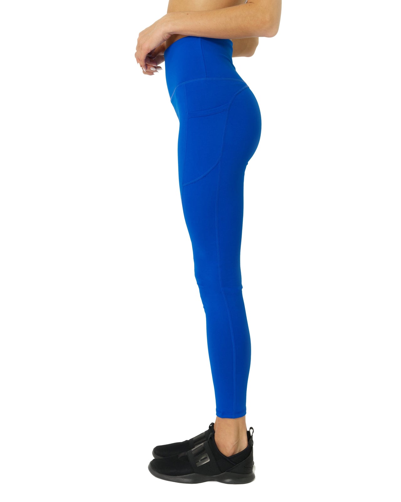 Savoy - High Waisted Yoga Leggings - Sky Blue - 1 COLOR -