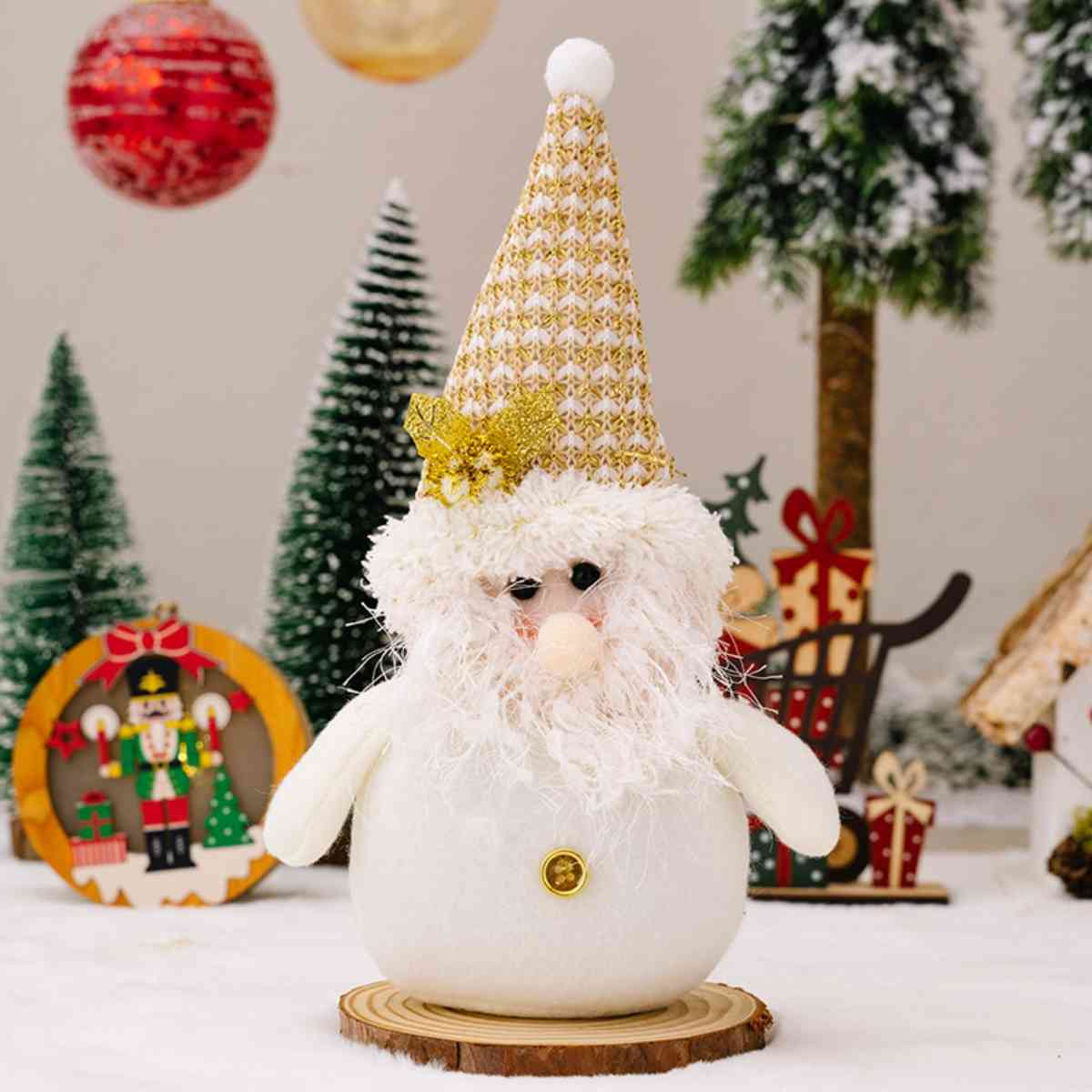 Christmas Snow Gnome / Snowman - 10.2"/8.3" - [5-10 DAY DELIVERY] - T - 2 TYPES/STYLES -