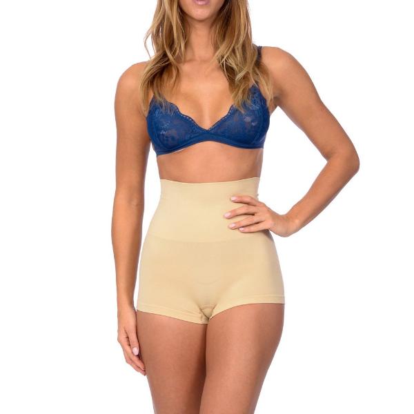 Seamless High Waist Boy Short Shaper Nude -