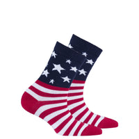 Thumbnail for Kids USA Flag Stars Socks - 1 COLOR -