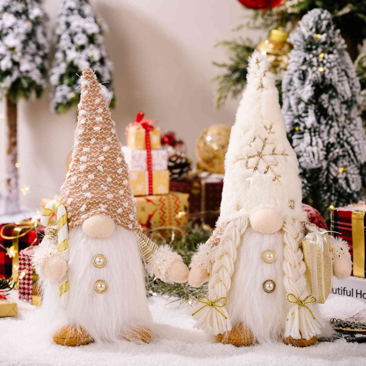 Light-Up Christmas Gnomes - 11.8'/12.6" - 5-10 DAY DELIVERY] - T - 2 TYPES -