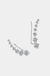 Thumbnail for 1.9 Carat Moissanite 925 Sterling Silver Earrings