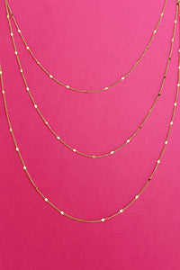 Thumbnail for Show Me the Ways Necklace, Gold finish -