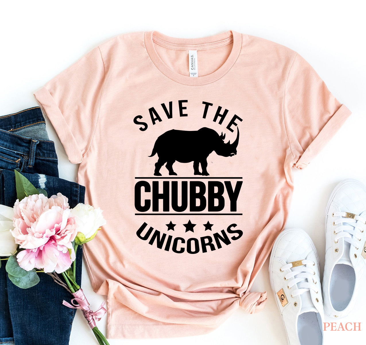 Save the Chubby Unicorns T-Shirt - 11 COLORS -