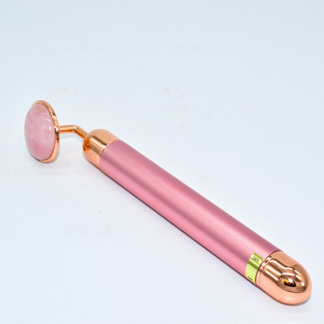 Whyte Quartz -  Rose Quartz Vibrating Facial Massager -