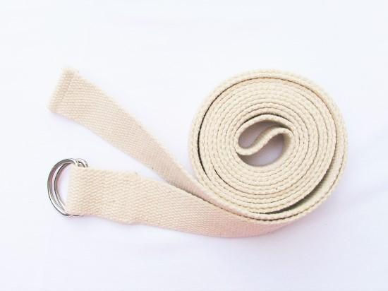 OMSutra - D-Ring Handwoven Cotton Yoga Strap - 6' - 5 COLORS -