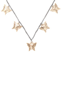 Thumbnail for Dainty Butterfly Chain Necklace and Earring Set - 4 FINISHES -