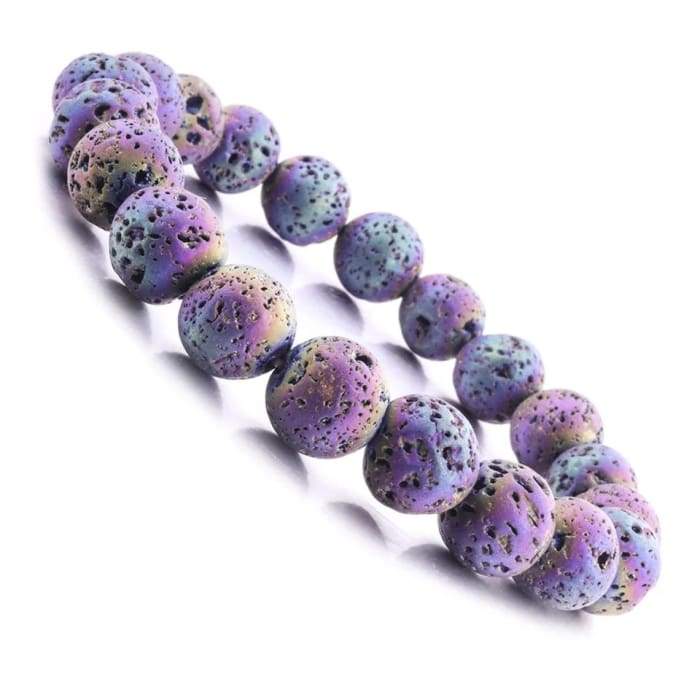 Lava Stone Essential Oil Bracelet- Space Rock -