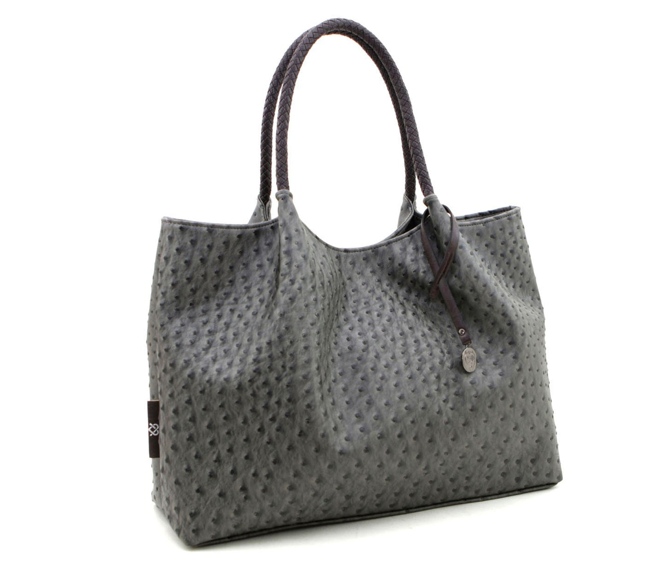 GUNAS NEW YORK - Naomi - Dark Gray Vegan Leather Tote Bag - 1 COLOR -