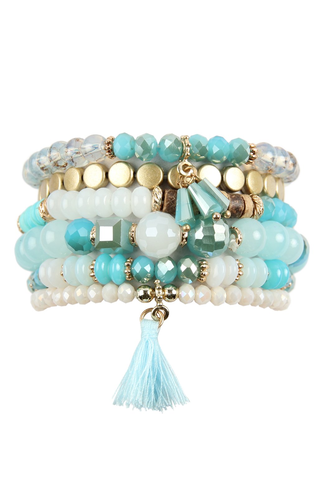 Beads Stack Bracelet - 5 COLORS