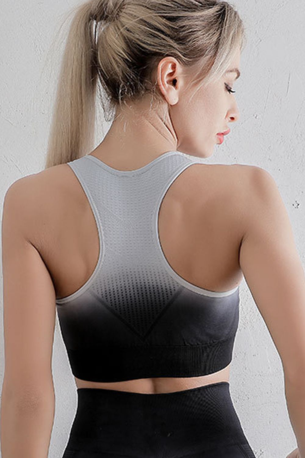 Gradient Racerback Sports Bra - T - 4 COLORS -