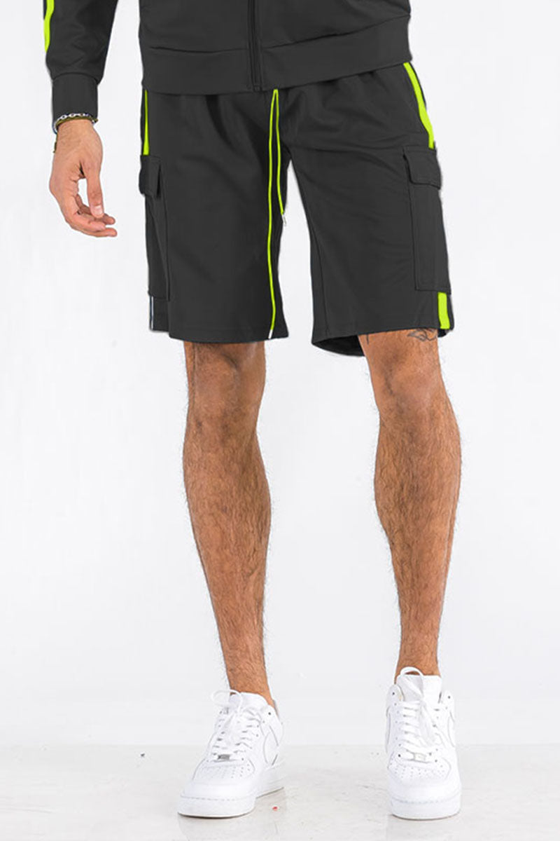 Two Stripe Cargo Shorts - 1 COLOR -