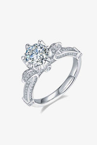 Thumbnail for Adored 1 Carat Moissanite 925 Sterling Silver Ring