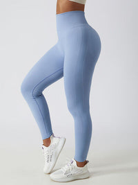 Thumbnail for Wide Waistband High Waist Active Leggings - T - 9 COLORS -