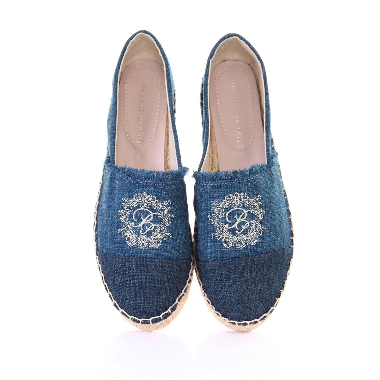 Twotone Espadrilles-Navy