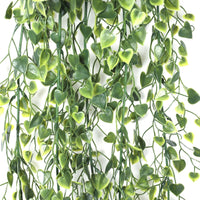 Thumbnail for Artificial Hanging Plant (Heart Leaf) UV Resistant 90cm -