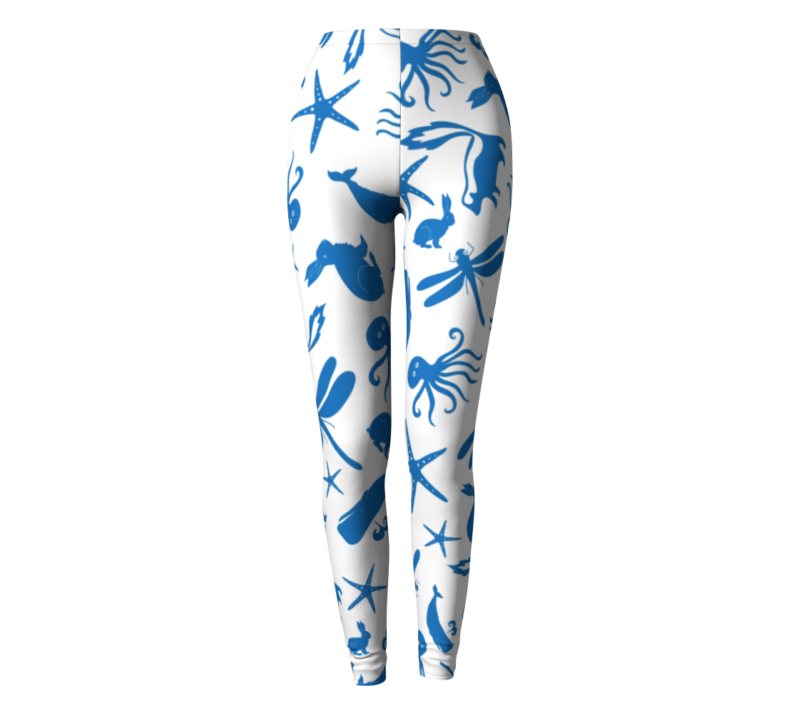 Summer Ties - Multi Creature Leggings - 1 COLOR -